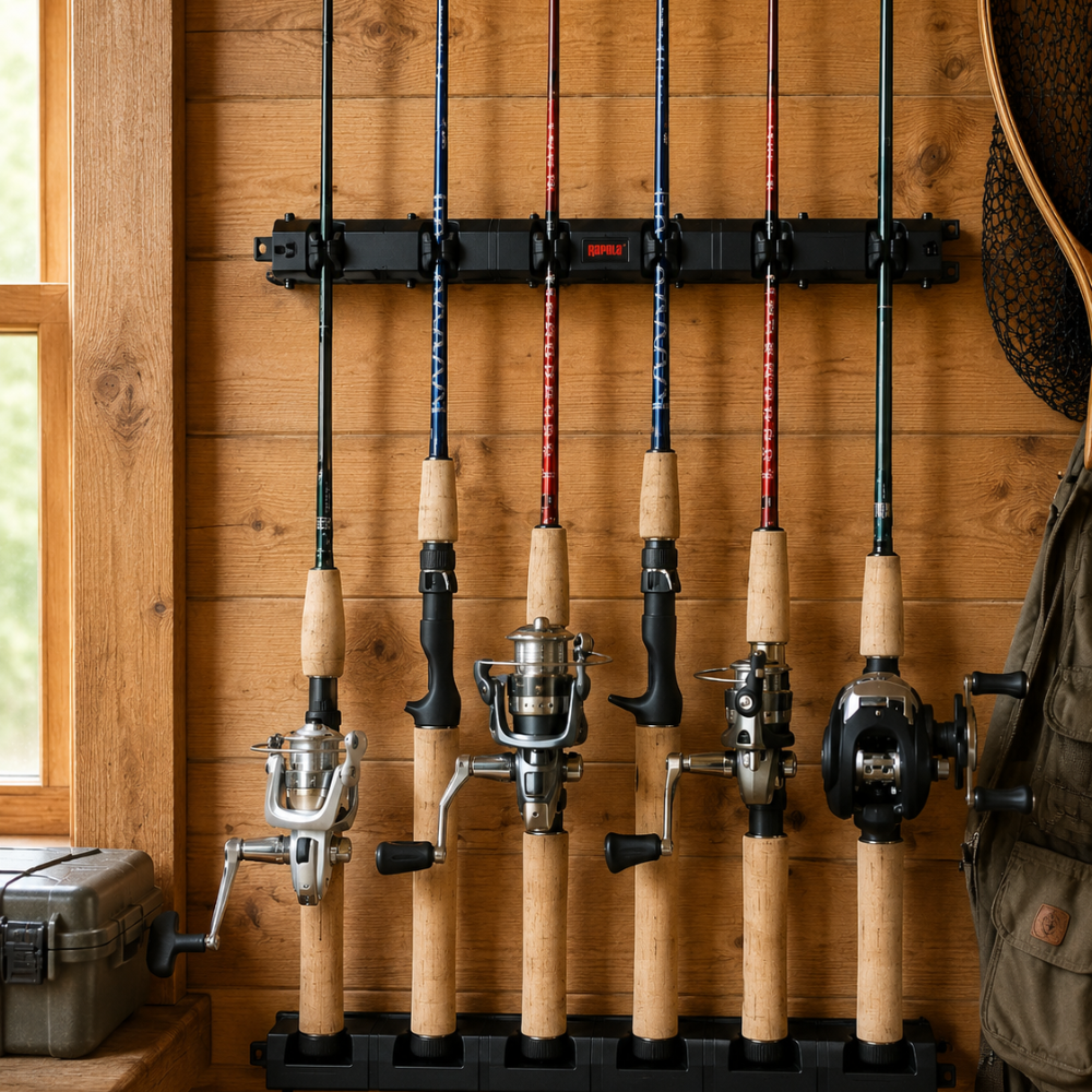 Porta Cañas Rapala Lock'n Hold – Organización segura para hasta 6 cañas
