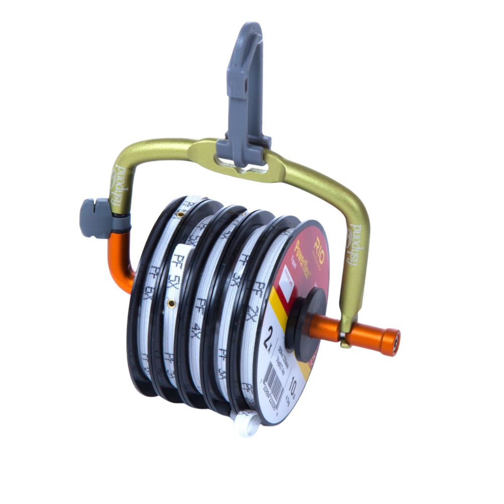Porta Tippet Fishpond + 5 Bobinas RIO Powerflex – Listo para pescar