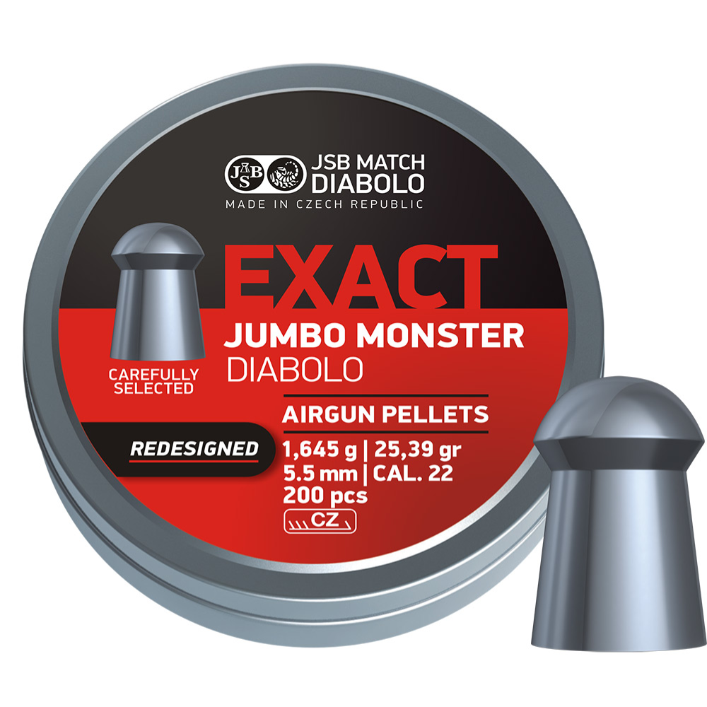 Postón JSB Exact Jumbo Monster Diabolo Redesigned Deep 5.5 mm – Máxima energía y estabilidad extrema