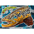 Puzzle “Trucho” Diseño Fario con Articulada – Arte y pesca en una pieza única