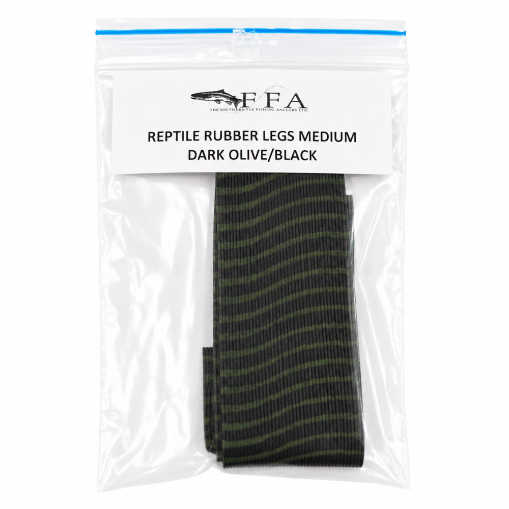 Reptile Rubber Legs FFA – Movimiento y realismo para tus moscas
