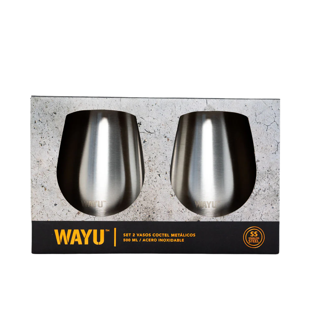 Set 2 Vasos Cocktail Wayu – Estilo y elegancia para tus mejores momentos
