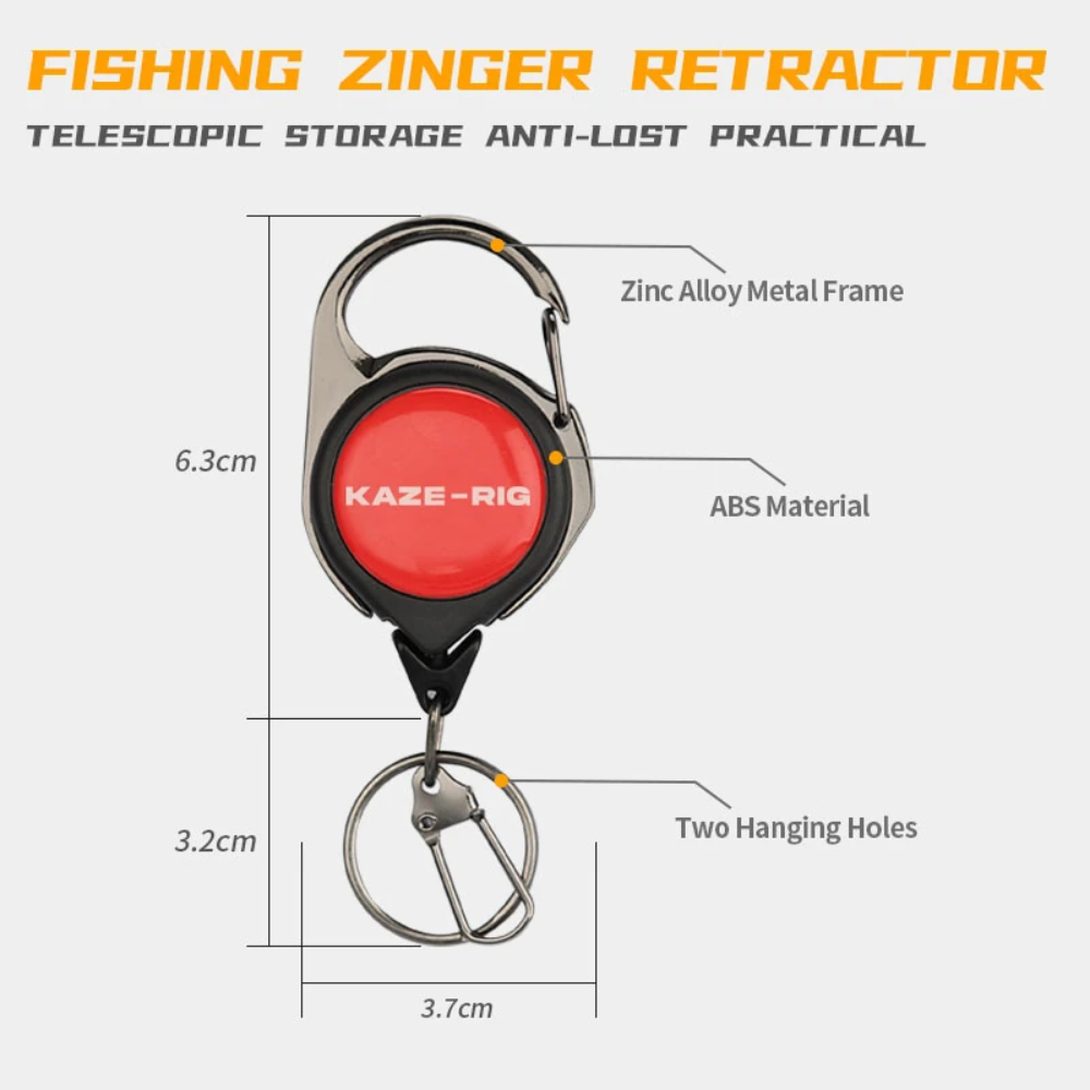 Set Cortador de Línea + Zinger Retráctil Kaze-Rig – Precisión y Rapidez Siempre a Mano