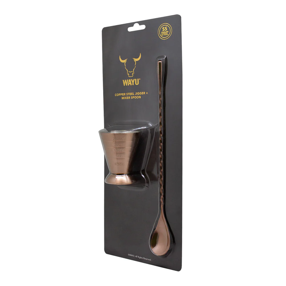 Set Medidor + Cuchara Copper Line Wayu – Precisión y elegancia para cada receta