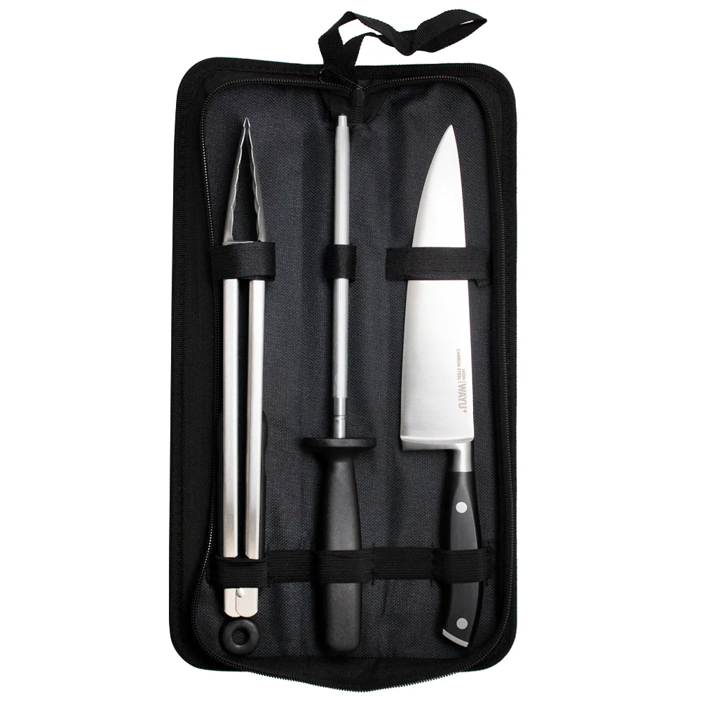 Set Parrillero 3 Piezas Wayu – Todo lo necesario para un asado perfecto