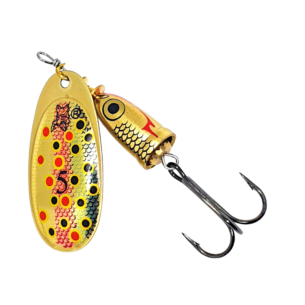 Spinner Blue Fox Vibrax N°3 – Vibración potente y colores que provocan ataques