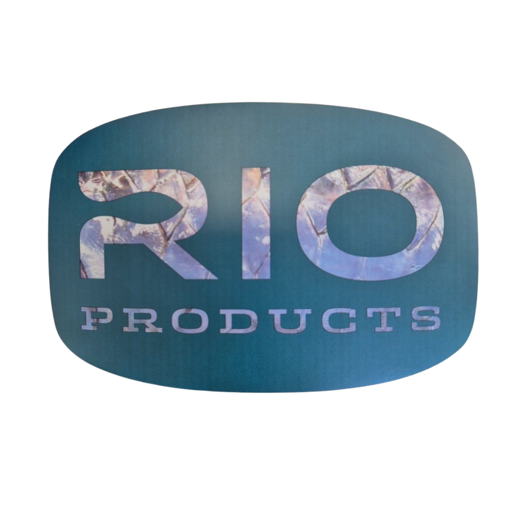 Sticker RIO Logo Shield Realtree – Estilo outdoor para verdaderos pescadores