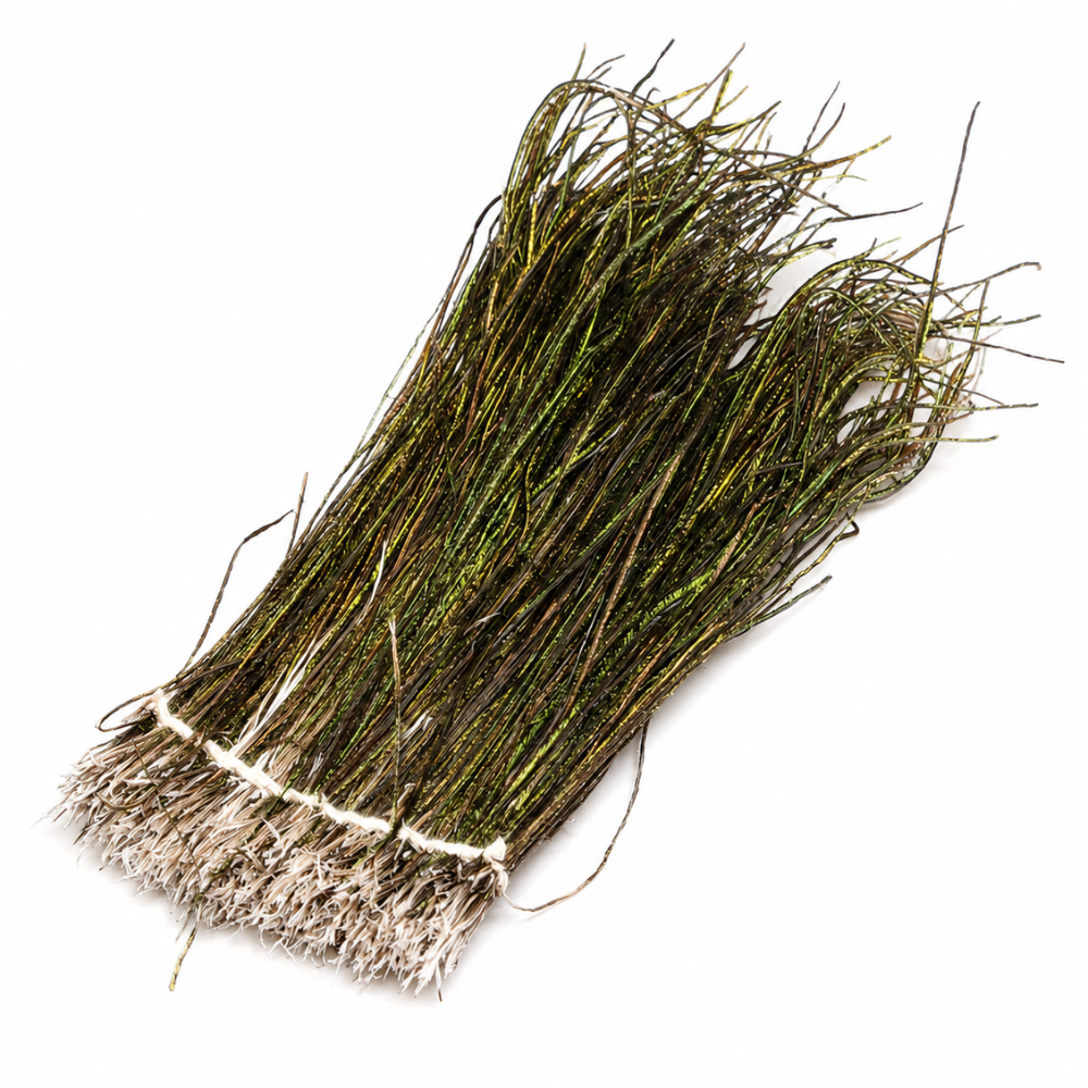 Strung Peacock Herl Hareline 5-7" Small Package – El material clásico que no puede faltar en tu mesa de atado