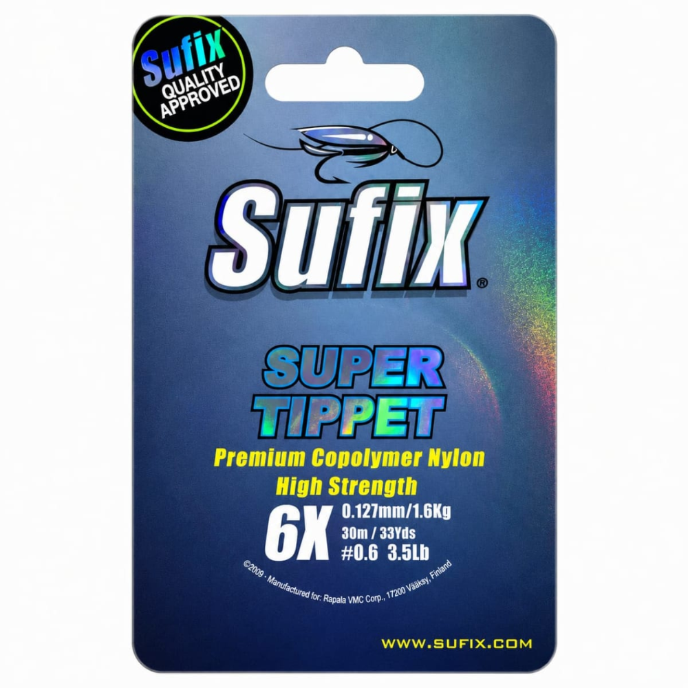 Super Tippet Sufix – Resistencia, suavidad y confianza en cada presentación