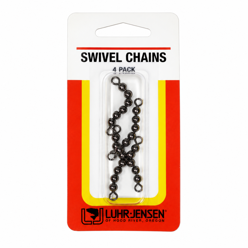 Destorcedor Trolling Swivel Chains Luhr-Jensen – Máxima Protección Contra la Torsión de la Línea