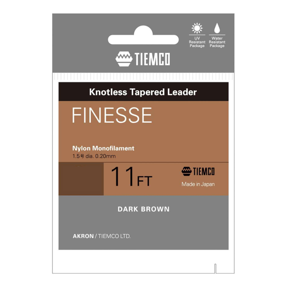 Leader Tiemco Finesse 11 ft – Deriva perfecta y presentación ultra delicada
