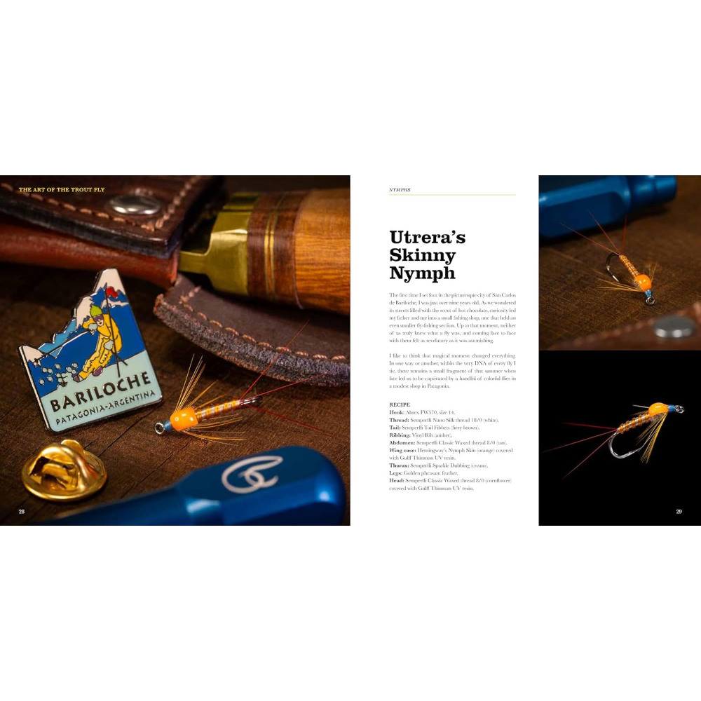 Libro The Art of the Trout Fly: 100 Exquisite Patterns – Lucas Utrera