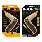 True Utility Dual Cutter – Cuchillo y Tijeras 2 en 1 para máxima versatilidad