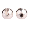 Tungsten Beads Slot Round Soldarini plata – Cabezas de Tungsteno Ranuradas