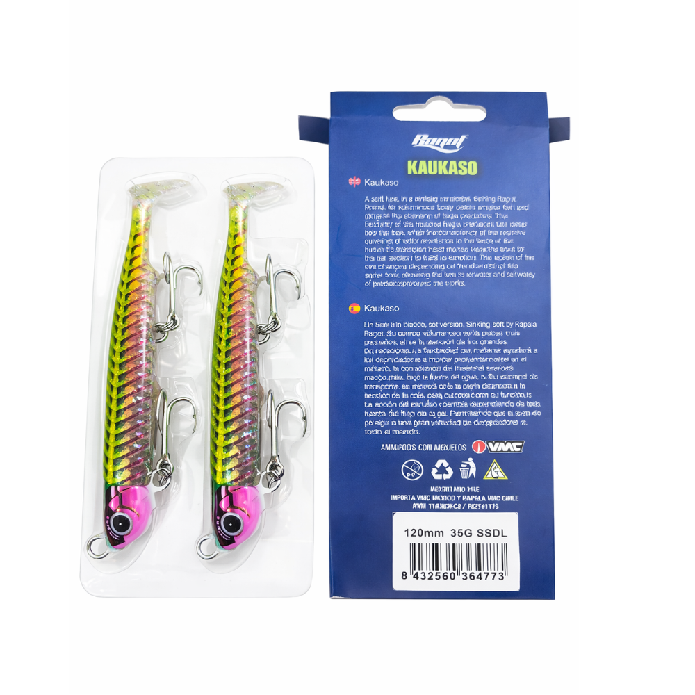 Vinilo Ragot Kaukaso 120 mm 35 g – Potencia y vibración para grandes depredadores