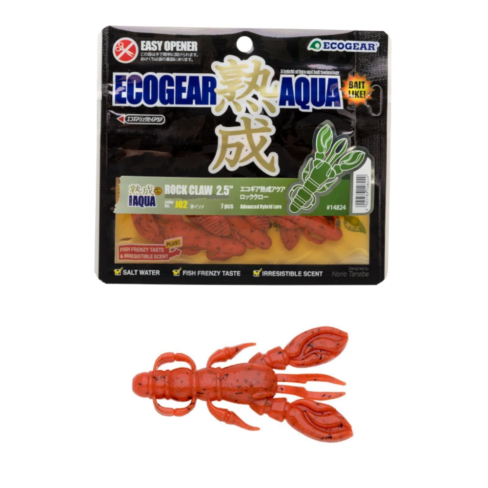 Vinilo EcoGear Jukusei Aqua Rock Claw 2.5''