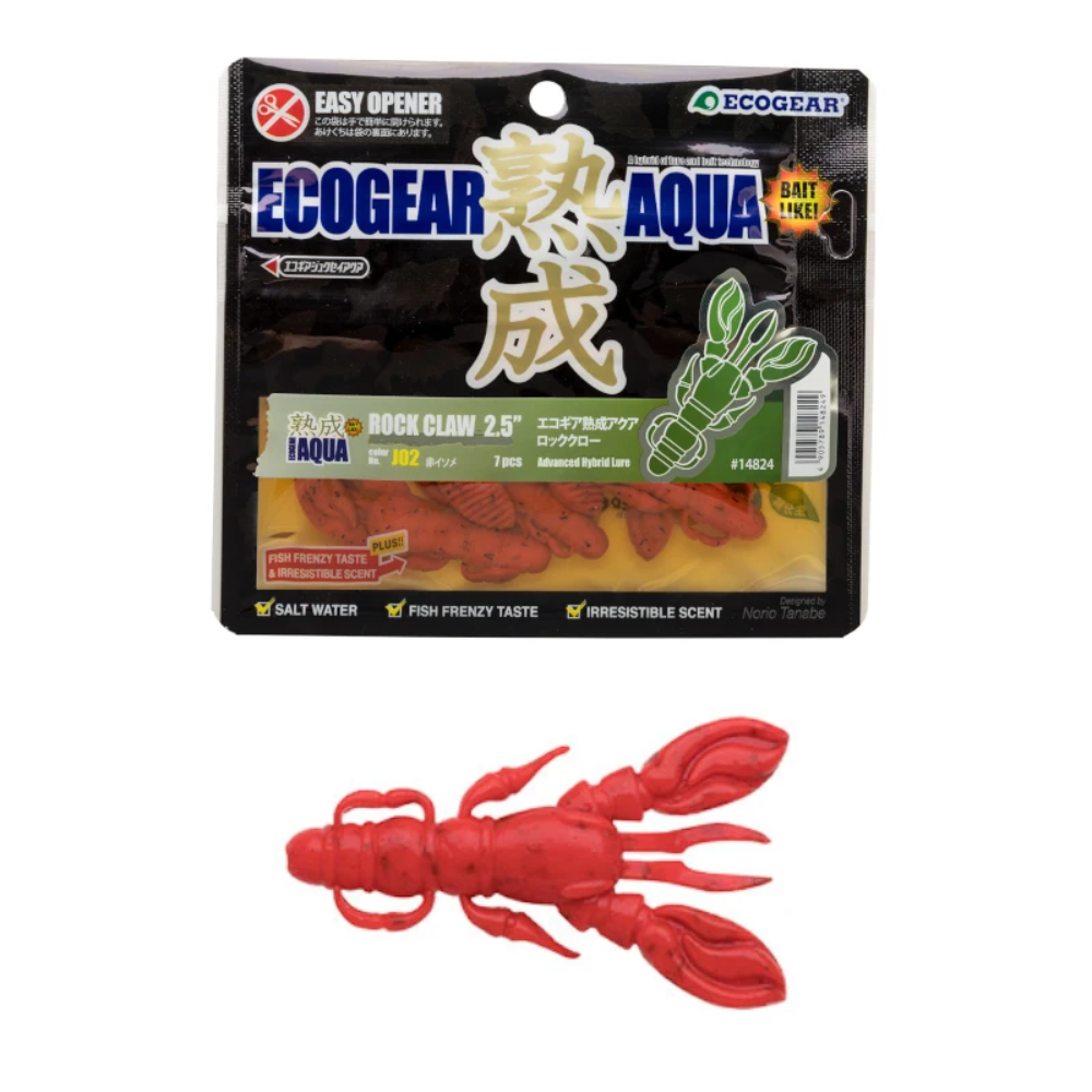 Vinilo EcoGear Jukusei Aqua Rock Claw 2.5''