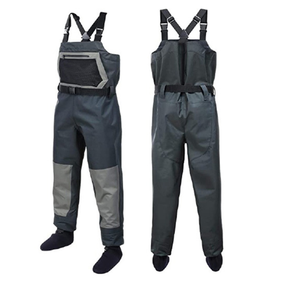 Wader Respirable Pelikan – 3 Capas con Calcetines de Neopreno 4 mm