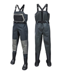 Wader Respirable Pelikan con Bota – 3 Capas Impermeable y Transpirable