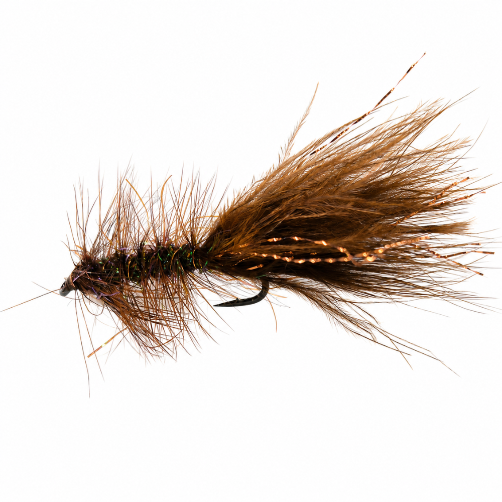Woolly Bugger – Streamer Clásico en Anzuelo Kona TS4 N°6