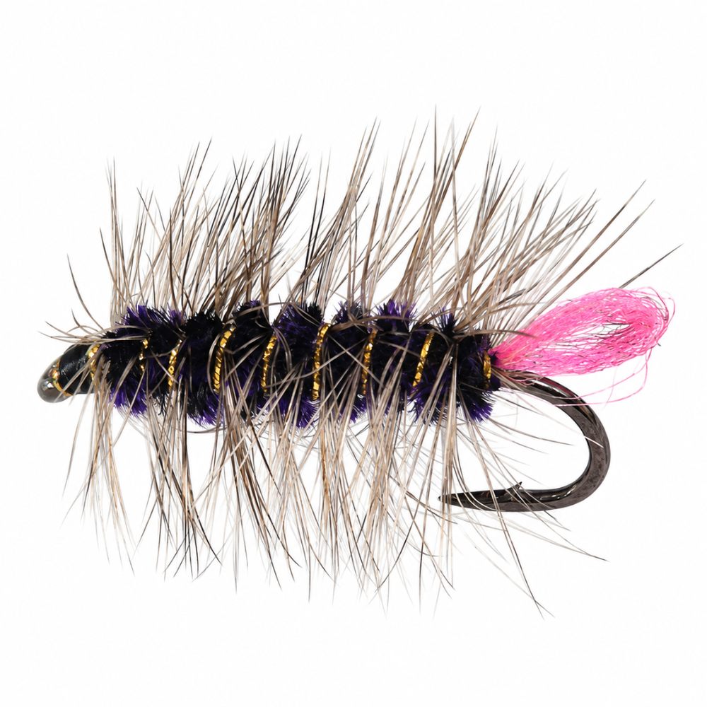 Woolly Worm – Mosca para Trucha Atada por Pedro Gaete